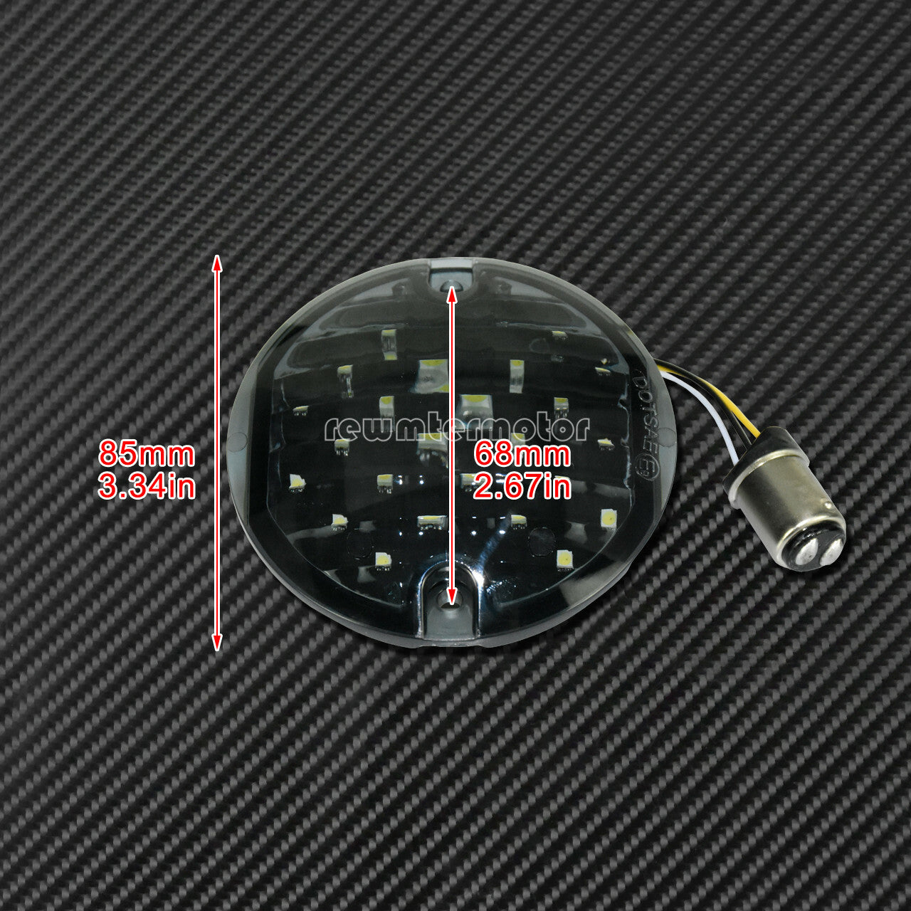 1157 LED Flat Style Amber Turn Signal Running Light Fit for Harley Touring FLHR Q