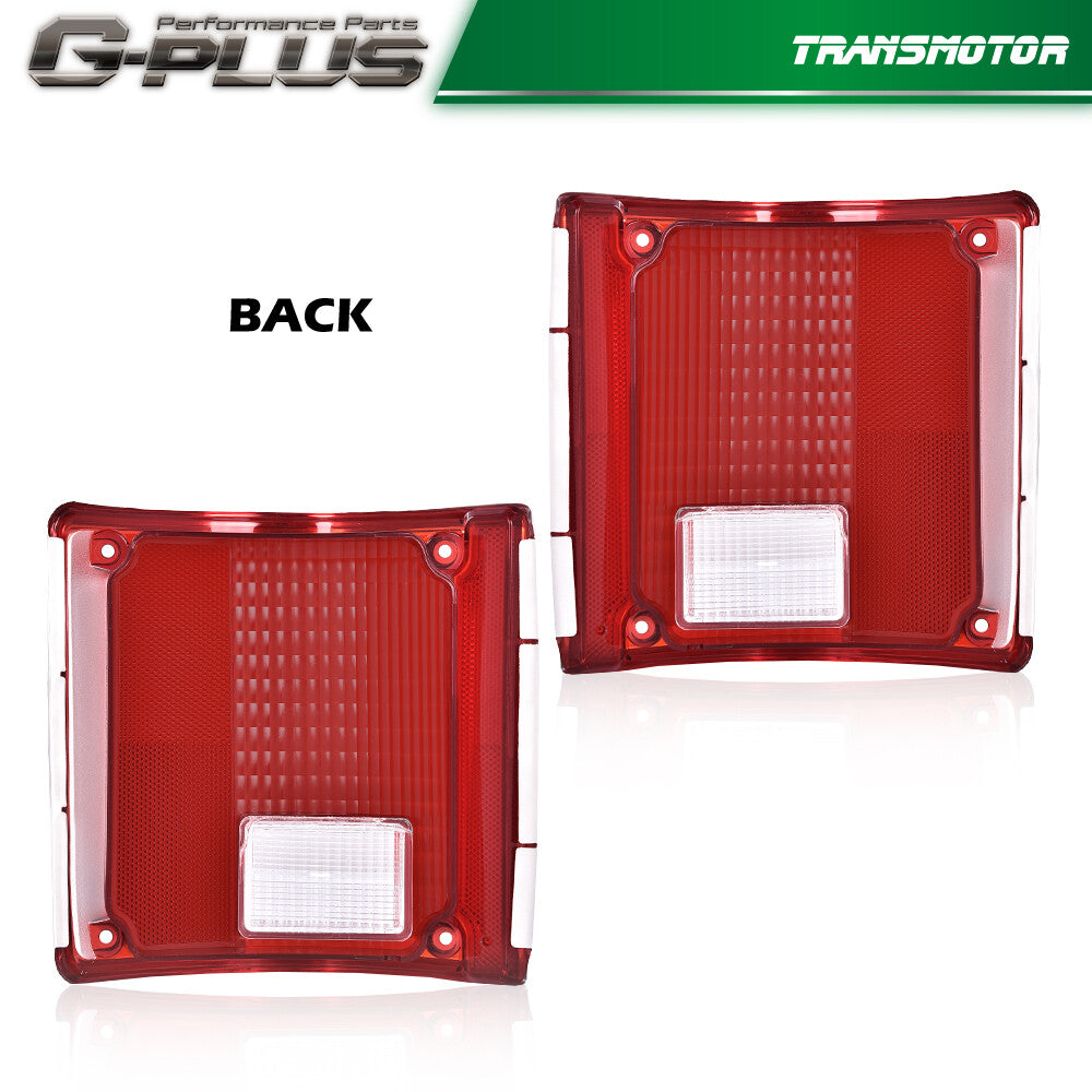 Fits for C10 1975 - 1986 Tail Light Lens Driver and Passenger Side - v