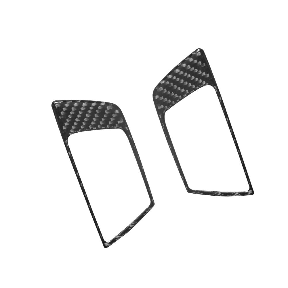 Suitable for Corolla 2019-22 glossy black side door rearview mirror cover decoration- v