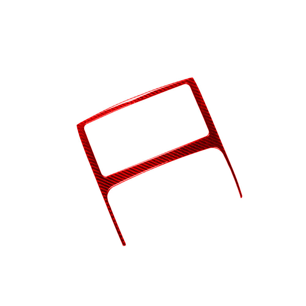 4pcs Red Carbon Fiber Built-In Threshold Cover Trim For Taycan 2019-2022 v