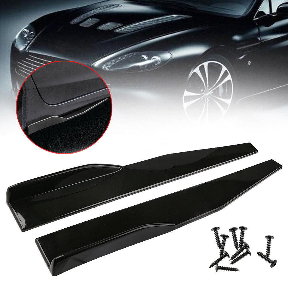 2-piece General Motors side skirt rocker panel body kit splitter Canard diffuser
