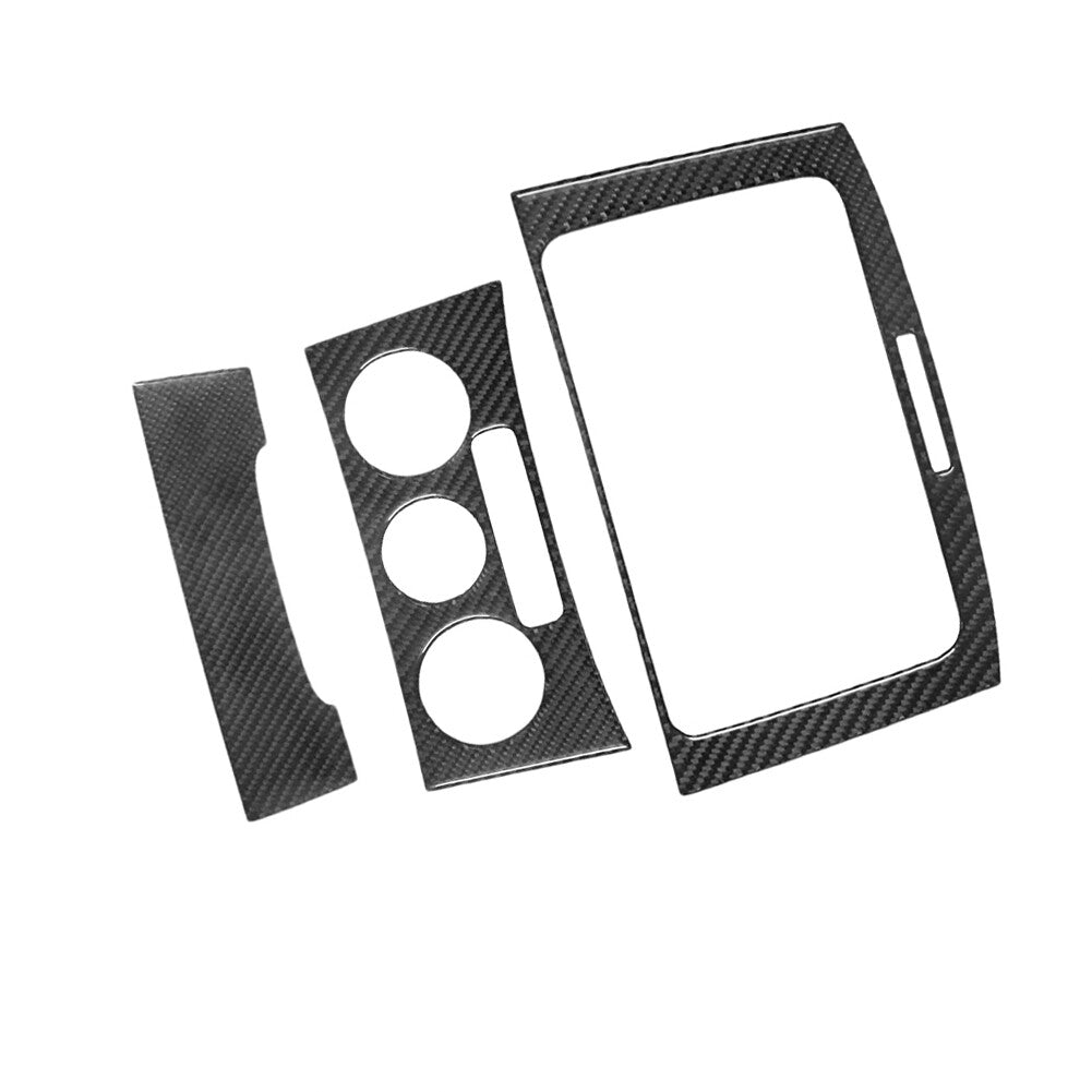 Red Carbon Fiber Center Control Panel Cover Trim Sticker for Mustang 05-09 v