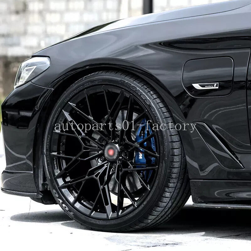 1Pair LR Gloss Black Replace Fender Cover Fit for BMW G30 G31 G38 5-Series