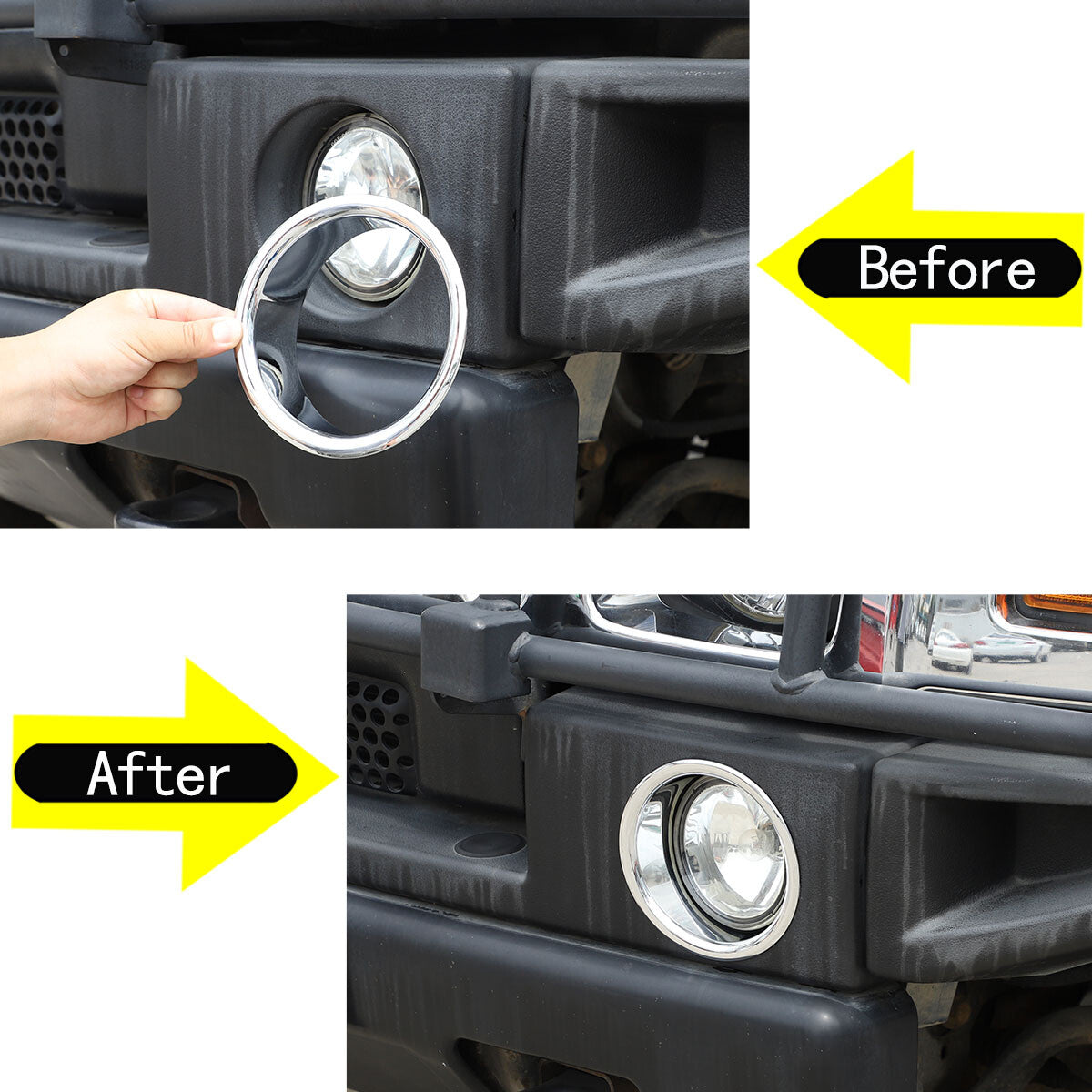 Aluminum front trunk escape switch button trim frame for Corvette C8 2020 - 2023- v