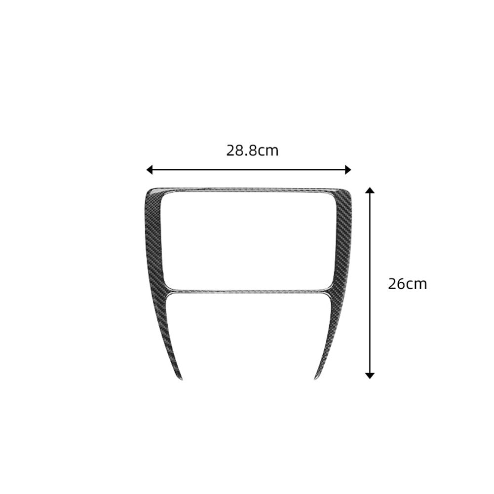 NEW Carbon Fiber Style Cup Holder Frame Cover Trim for 2017-2023 for Mazda CX-5 v
