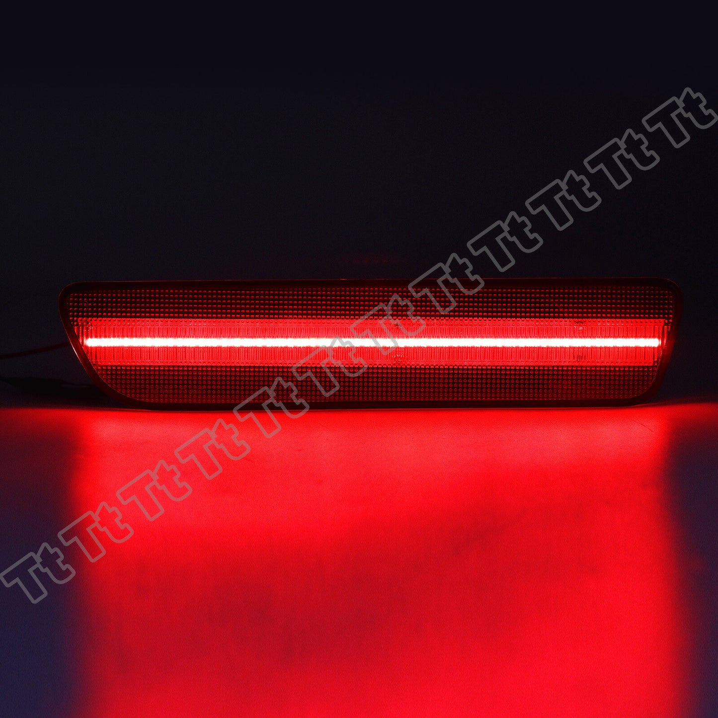 2 Pieces Red LED Rear Bumper Side Marker Lights for 2005 - 2009 for Mustang Red Len- v