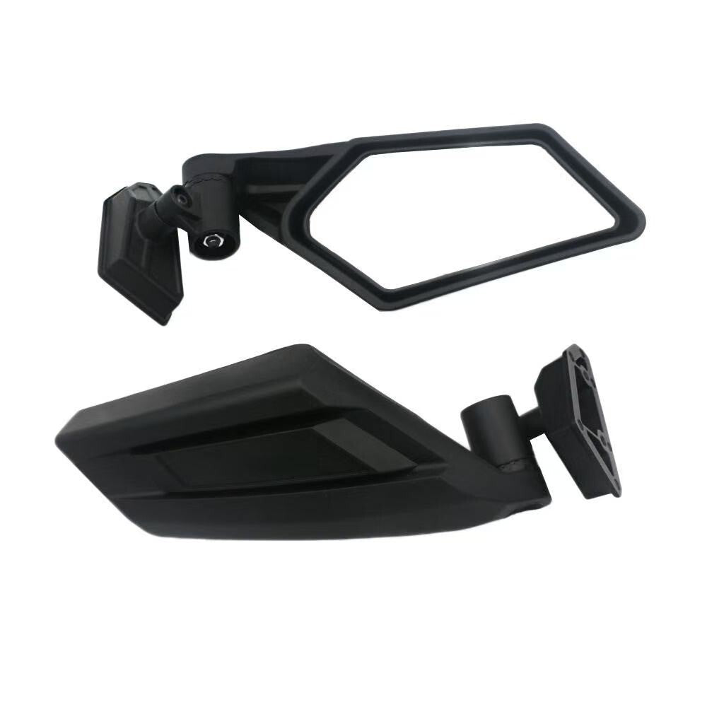 Racing Style Rear View Side Mirrors For 2017-2024 Can Am Maverick X3 XRS XDS MAX