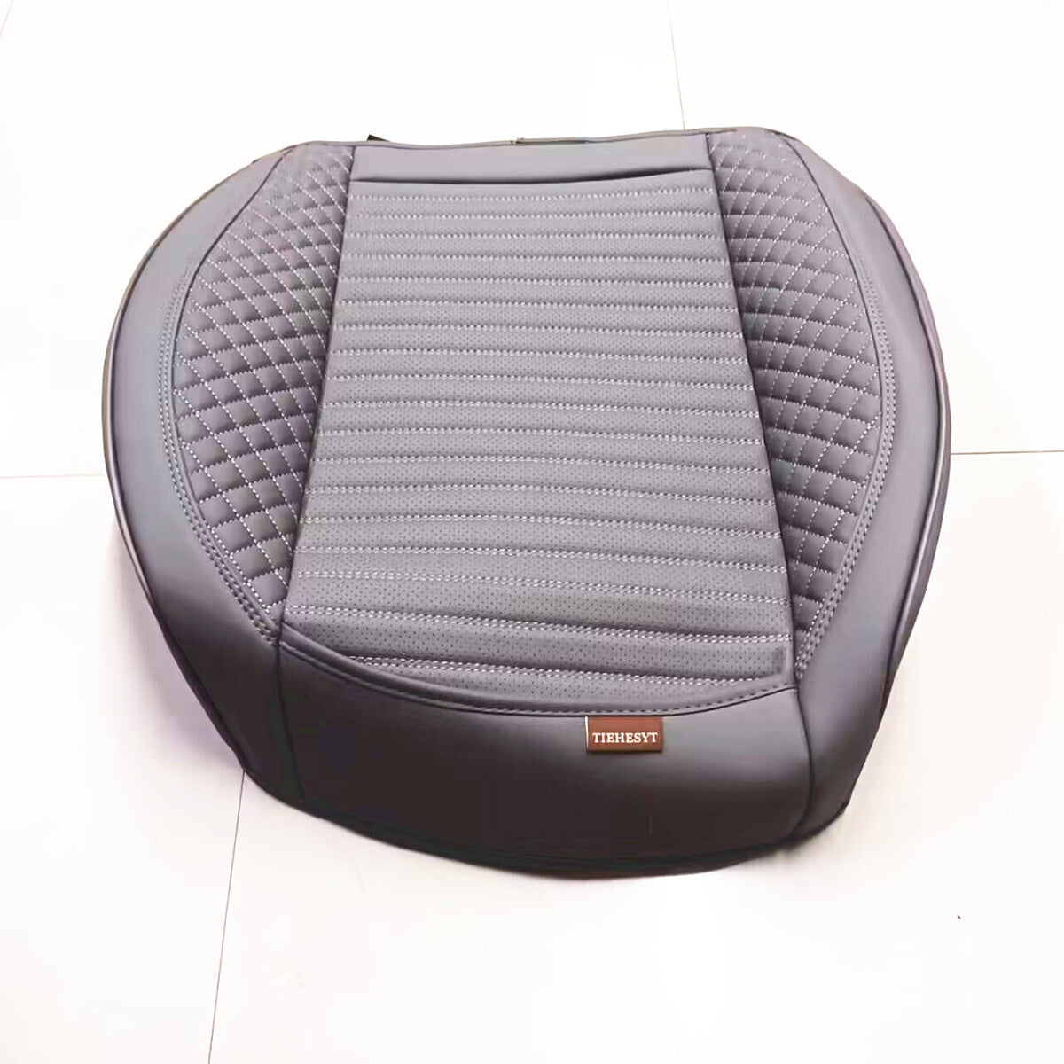 Leather Car Front Cover Cushion for Seat Protector Full Surround Accessory Anti-slip Q