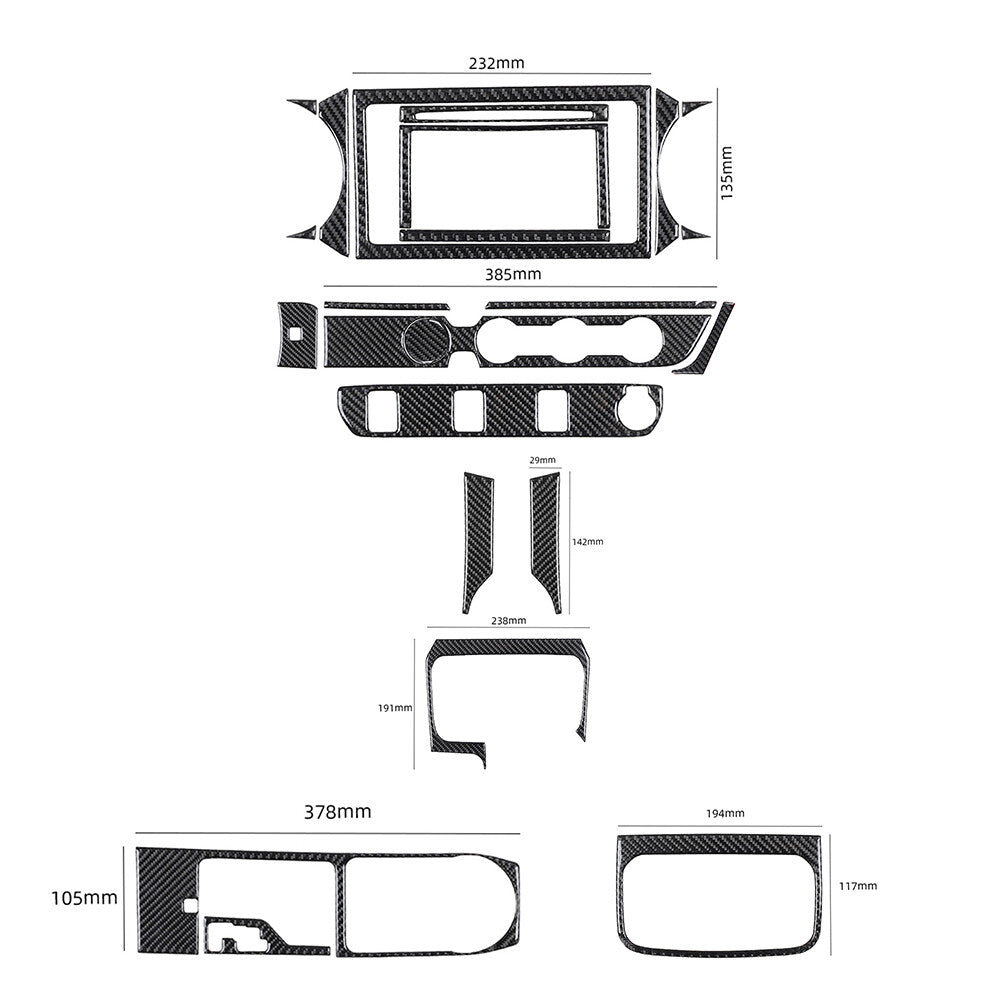 4Pcs Window Switch Button Trim Cover For Colorado/ for GMC for Canyon 2015-2022 v