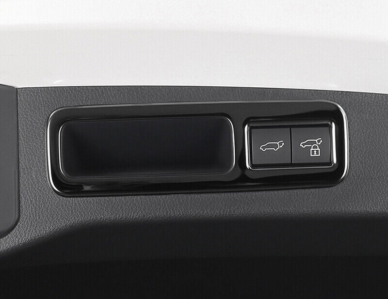 Black Titanium Tailgate Rear Door Handle Frame for Lexus RX350h 500h 2023-2024
