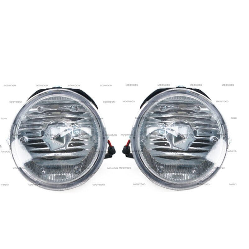 Chrome front bumper fog light frame cover for Nissan Paladin D22 2004-2015