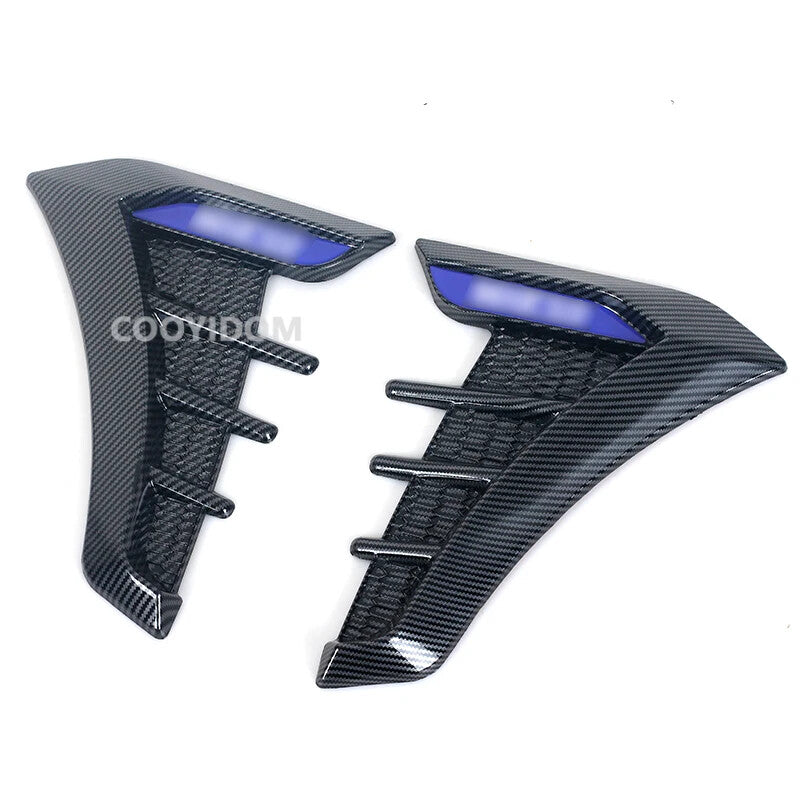 Carbon fiber side vent decorative mudguard stickers for Toyota for Corolla 2019 - 2021
