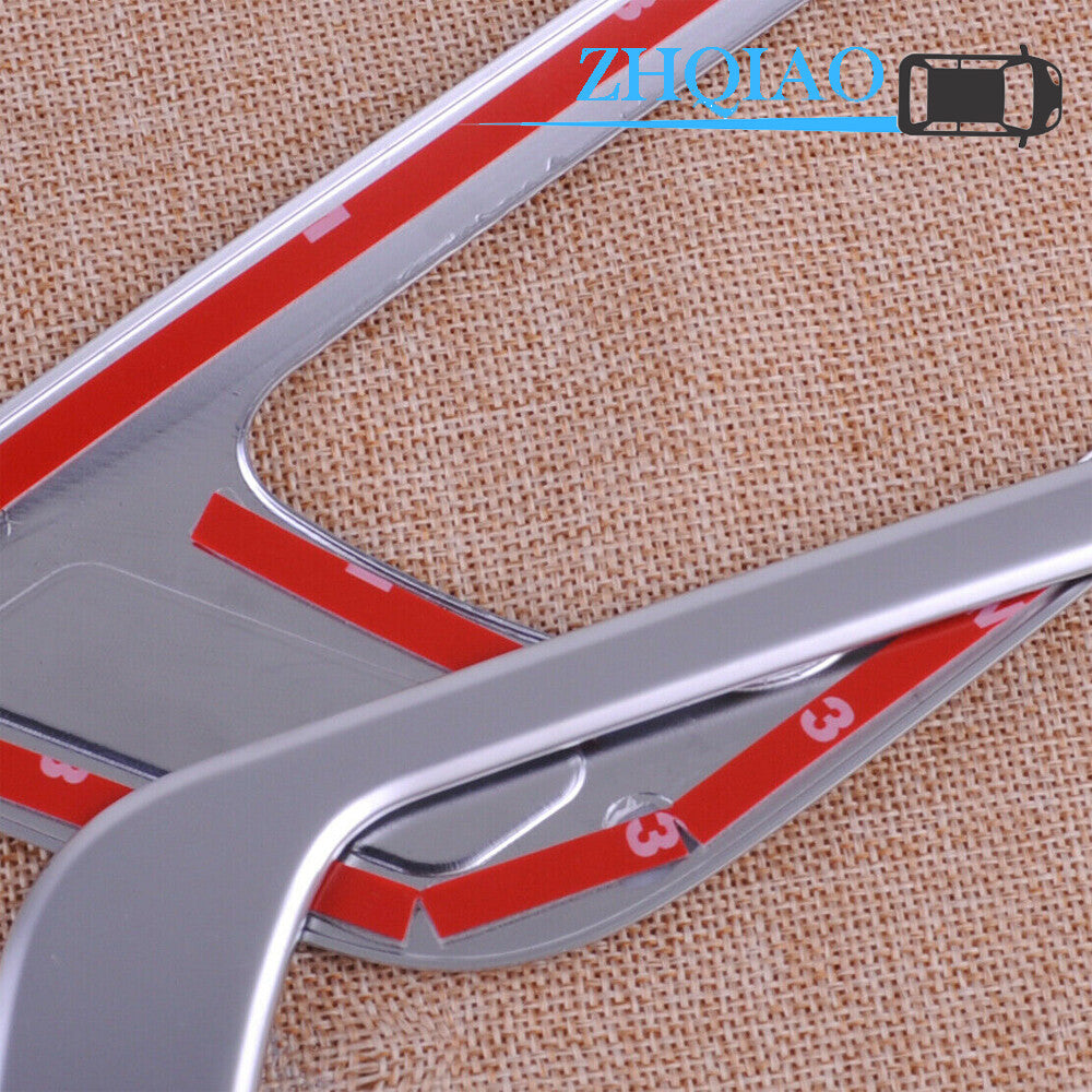 4PCS Chrome Inner Handle Bowl Frame Cover Trim Fits for Toyota Highlander 2015-2017