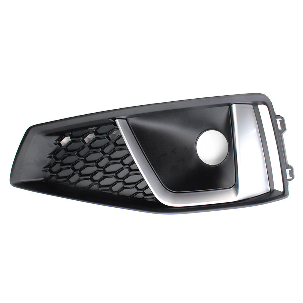 Front Bumper Left Fog Light Cover Grille Grill Fit for Audi A4 B9 S4 2018-20