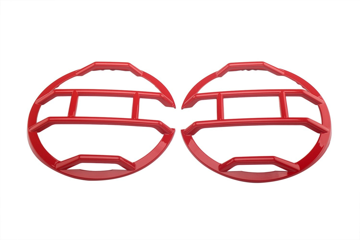 2PACK Red Headlights Trim Guards Cover for ford Bronco 2021 -2024 Accessories