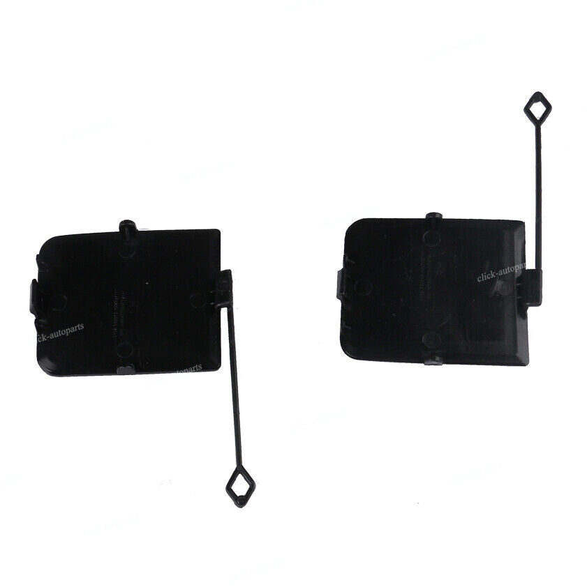 2pcs Left Right Fits 2013-2015 for BMW X1 Rear Bumper Tow Hook Cap Towing Q