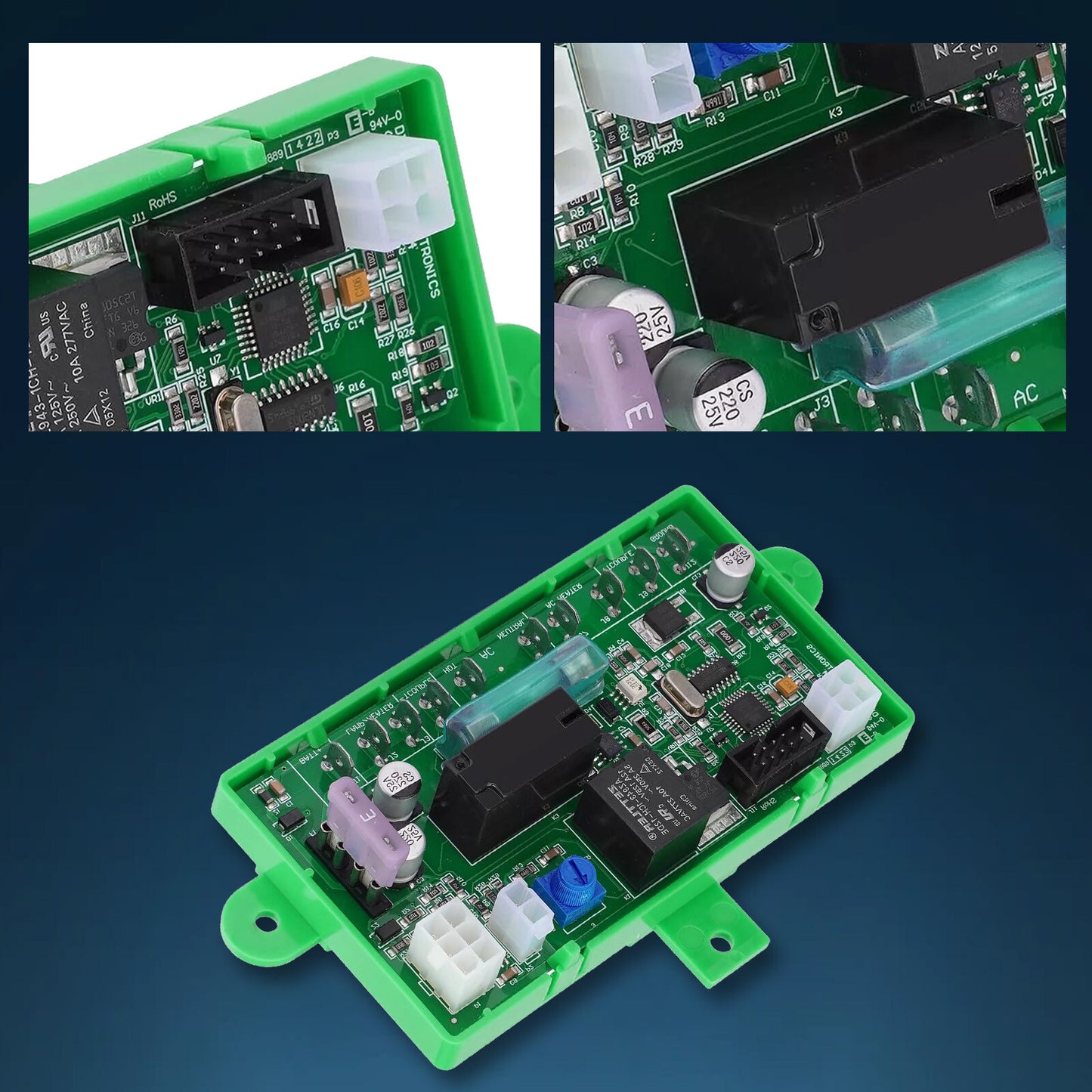 3850415.01 Refrigerator main power control circuit board is suitable for Dometic 2 or 3-channel refrigerators. Q