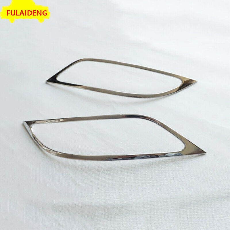 for Hyundai Santa Fe IX45 2013-2015 Chrome Rear Tail Fog Light Lamp Frame Trim