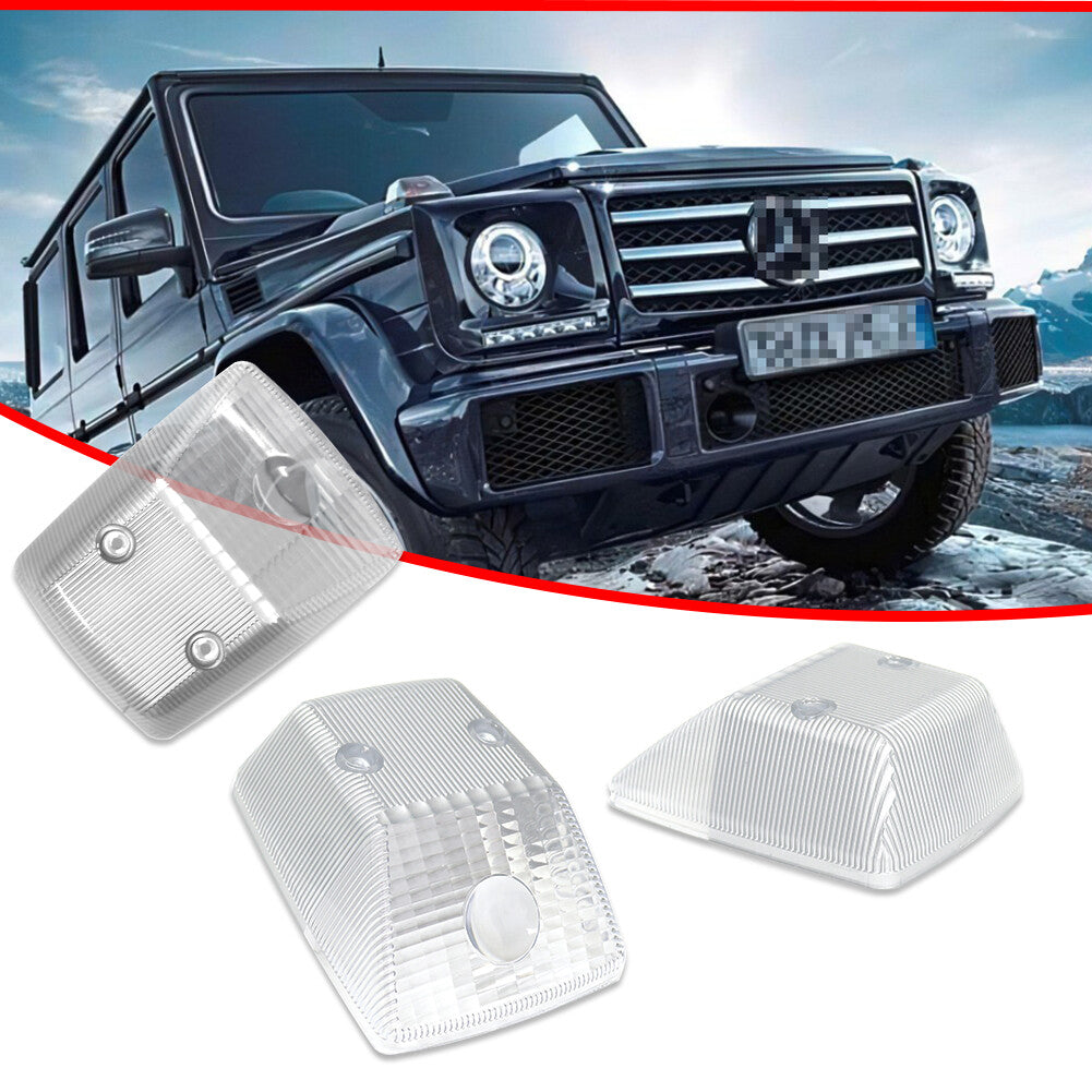 Transparent for CHRome Front Signal Light Protector for 1980-18 G W460 W461 W463- v