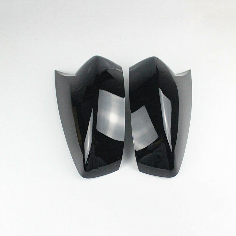 for Mazda 3 Axela 2014-2016 Glossy Black OX Horn Rearview Side Mirror Cover Trim