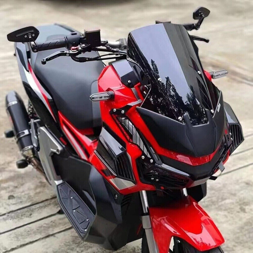 2x Motorcycle Winglet Side Wing Fairing Spoiler Carbon Fiber Look Replacement n
