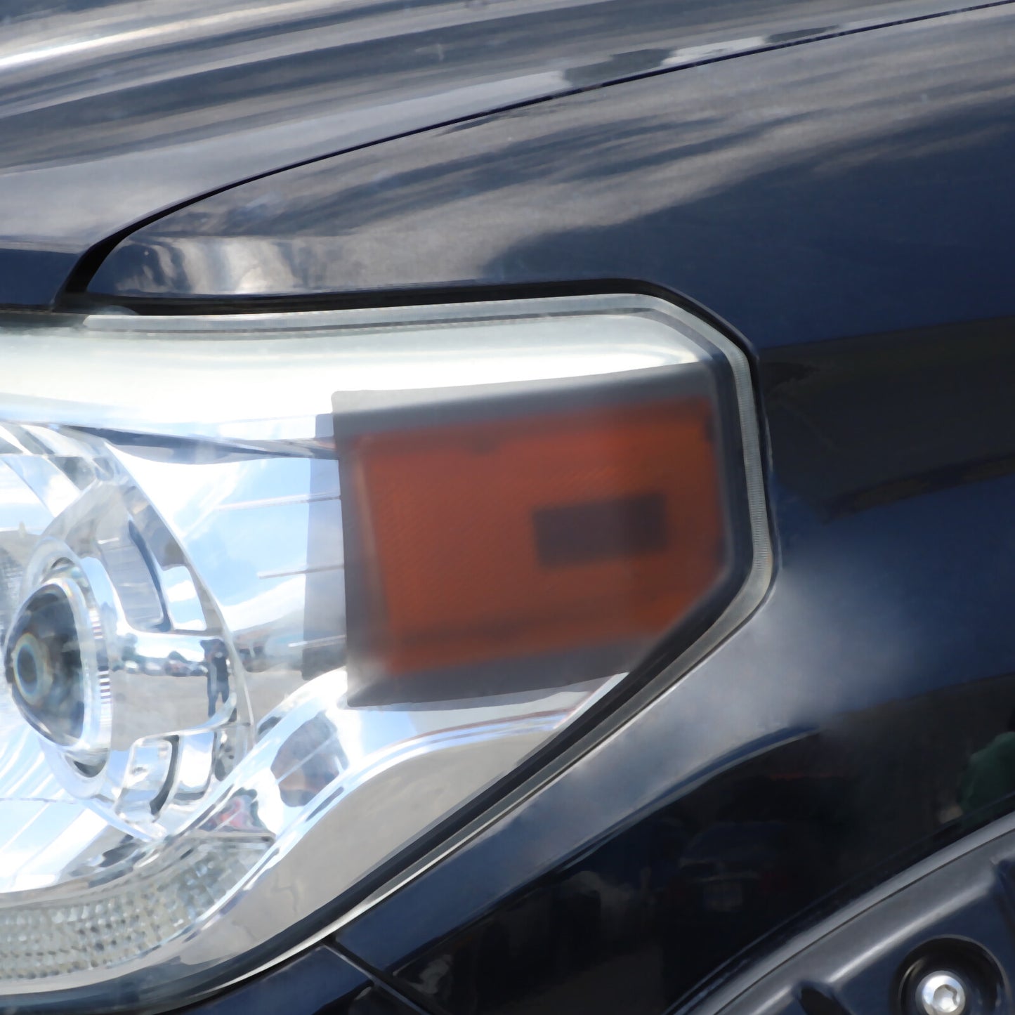 Headlight side markings, shading, smoked vinyl covering suitable for Tundra 2007 - 2021 - n