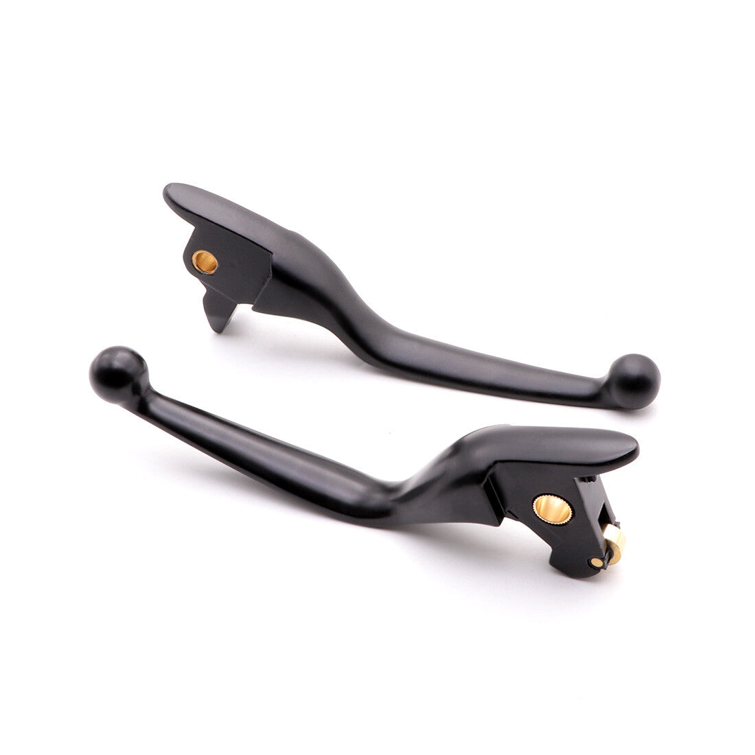 Black Metal Regulator Brake Clutch Lever for Harley Touring Street Glide 14-16 Q