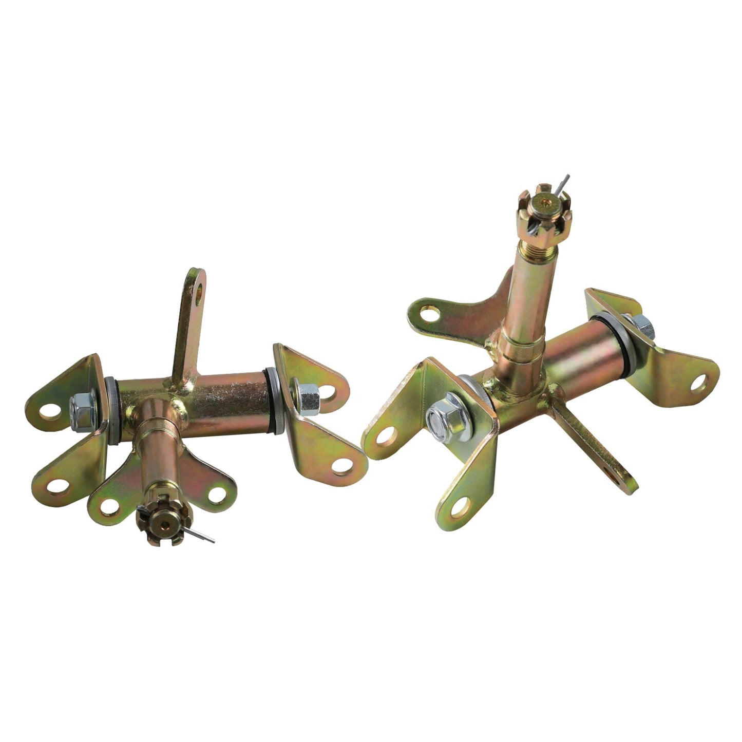 Front steering joint spindle kit for disc brake ATVs, go-karts, four-wheel off-road vehicles, and three-wheeled vehicles.