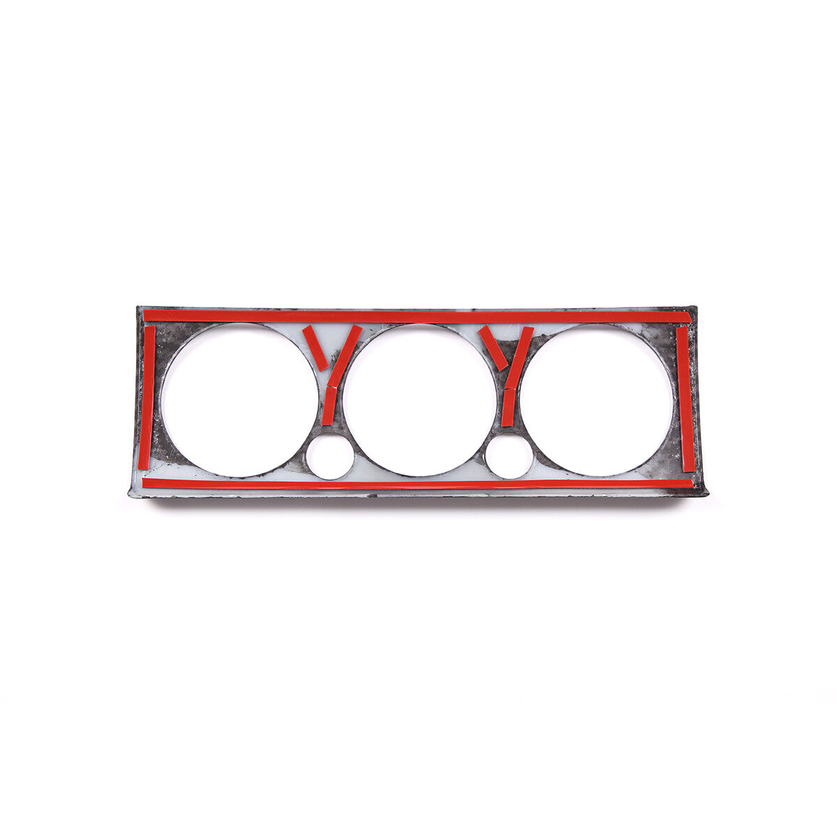 ABS carbon fiber steering wheel button frame decoration suitable for Corvette C6 2005-2013- v