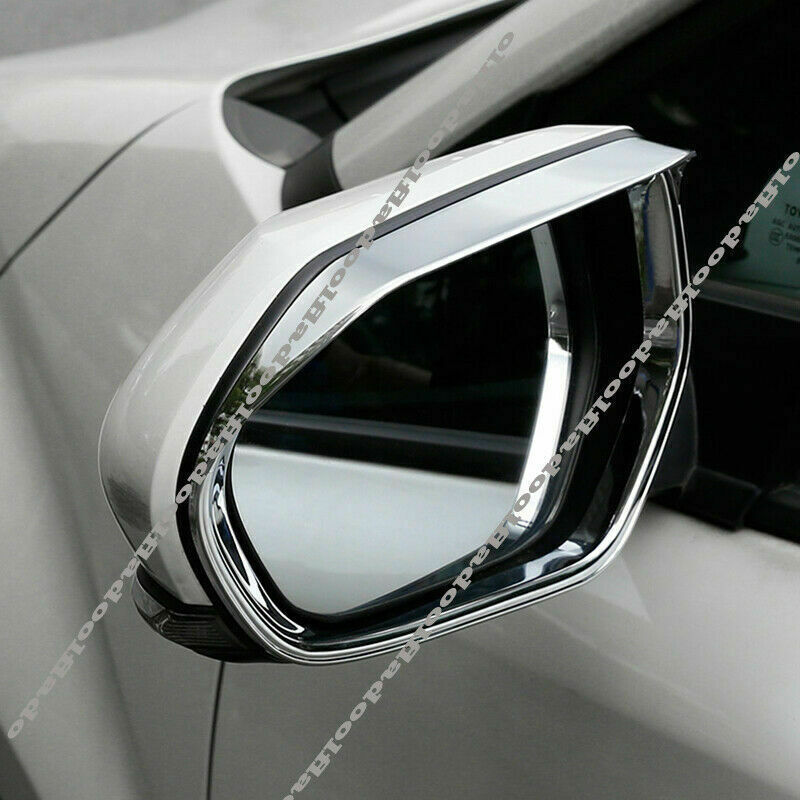 for Toyota for Avalon 2019-2022 Chrome Rearview Mirror Rain Eyebrow Frame Cover Trim