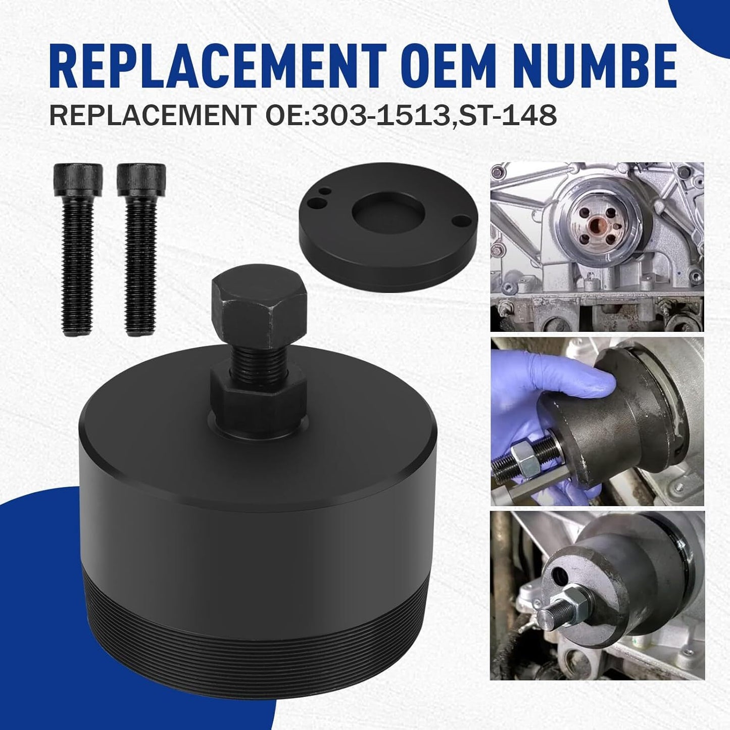 For 6.7L Alt ST-148 303-1513 Rear Crankshaft Seal Remover Tool n