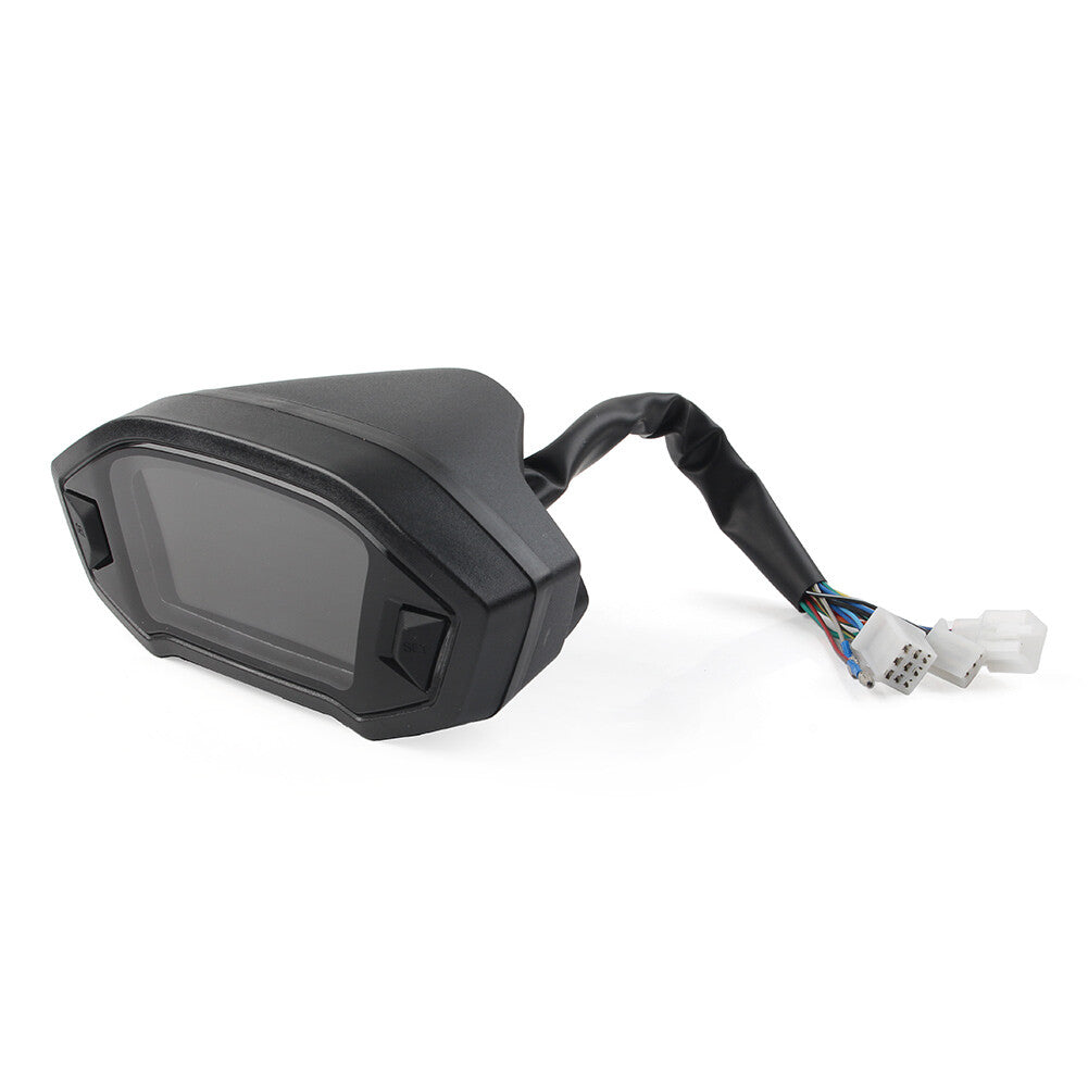 Universal Lcd Led Digital Motorcycle Odometer Speedometer Gauge 14000R/min Q