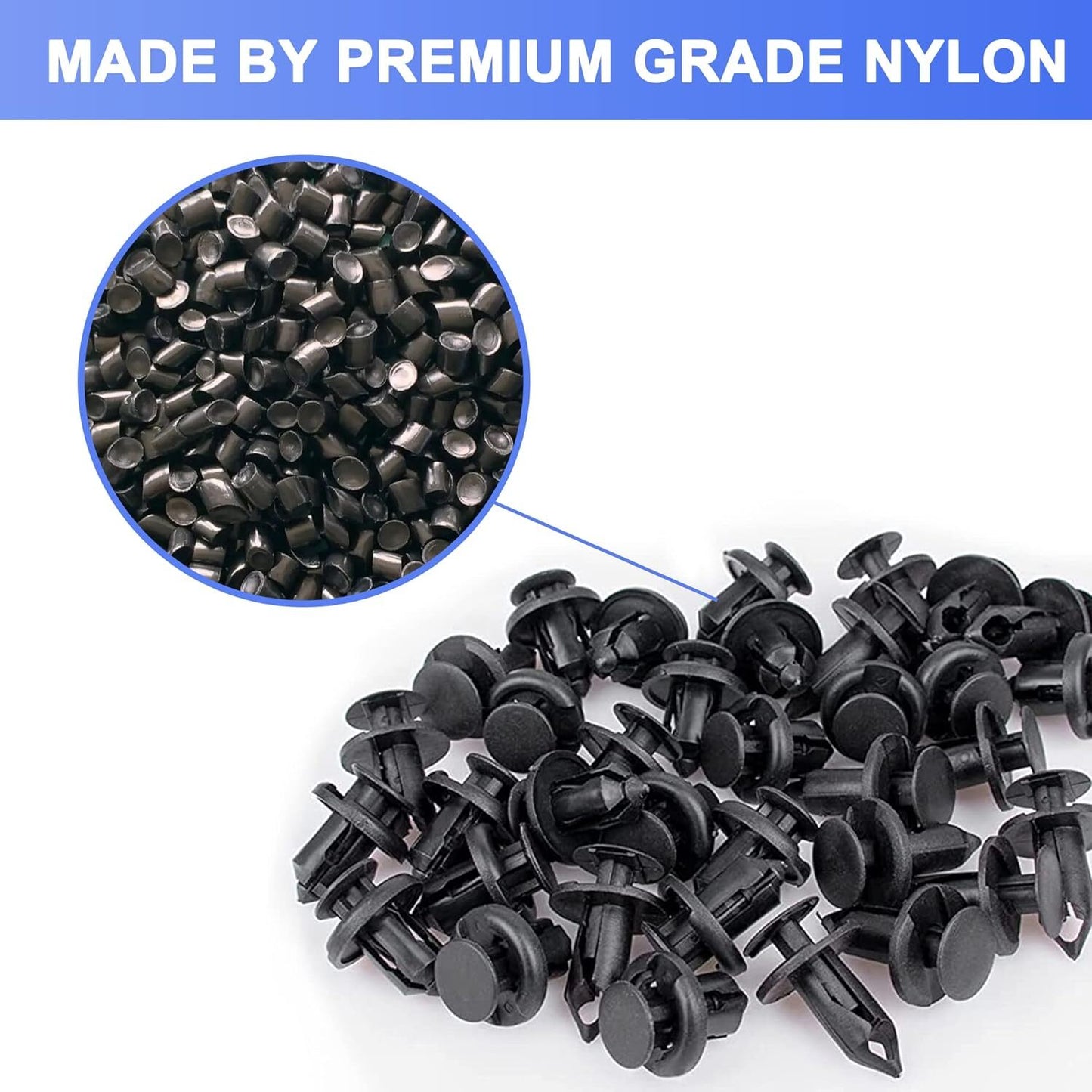 Car body kit, car mounting clamps, fasteners, car rivets, car plastic clips