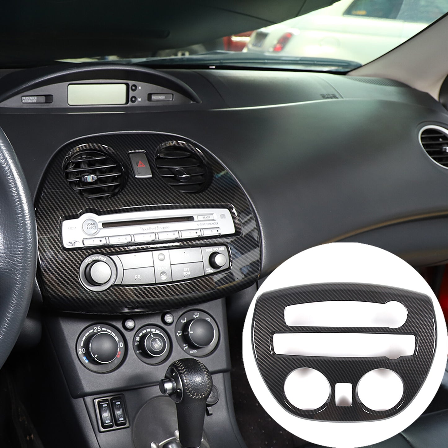 2-Pack ABS Gloss Black Mirror Covers for Corvette C8 2020-2024- v
