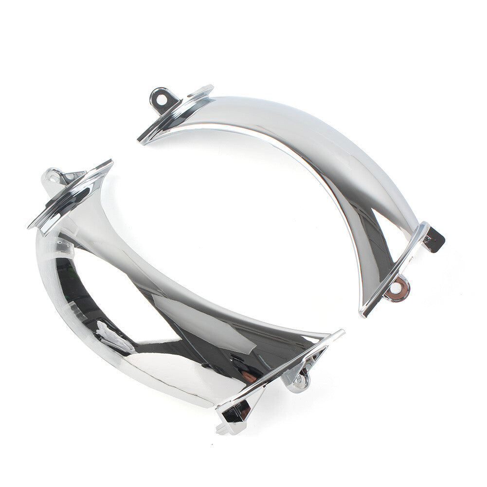 2x Front Headlight Fairing Vent Block Closure Fit for Harley Road Glide FLTRX 15-23