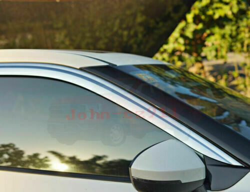 for Nissan Rogue 2021-2024Chrome Plastic Window Visor Vent Shades Sun Rain Guard