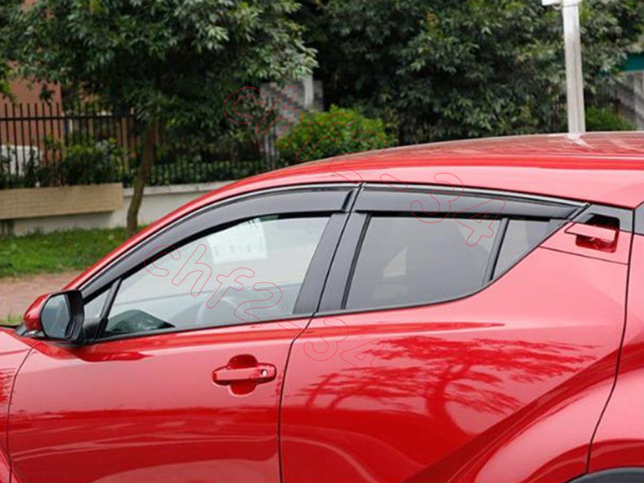 for Toyota C-HR 2018-2023 side Window Wind Visors Sun Rain Guard Vent Deflectors