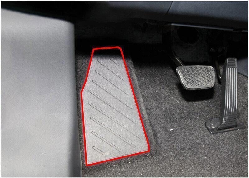 for Toyota RAV4 19-2024 Black steel Car Rest Pedal Left Side Foot Pedal Pad Trim