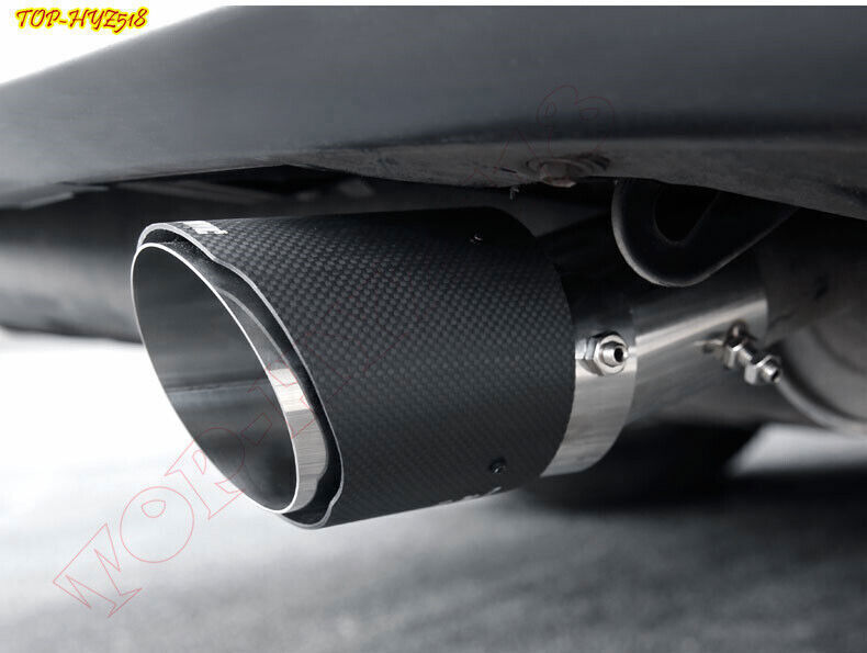 for Toyota Highlander 2020-24 Carbon Fiber Exhaust Pipe Muffler Tip Tail Pipe 1X
