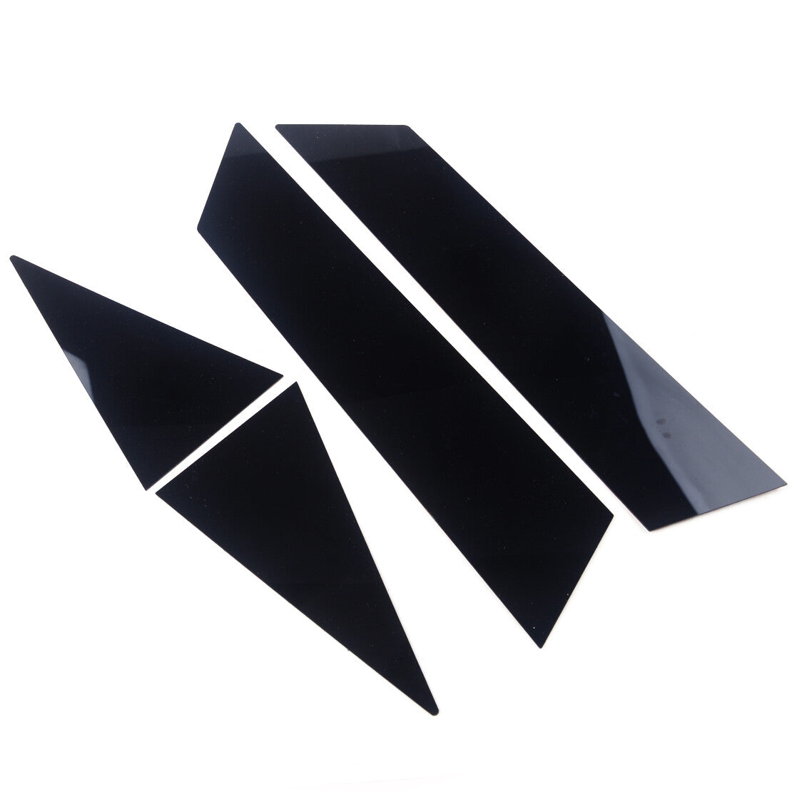 8Pc Glossy Pillar Posts Door Window Sills Trim Cover Strip fit for Altima v