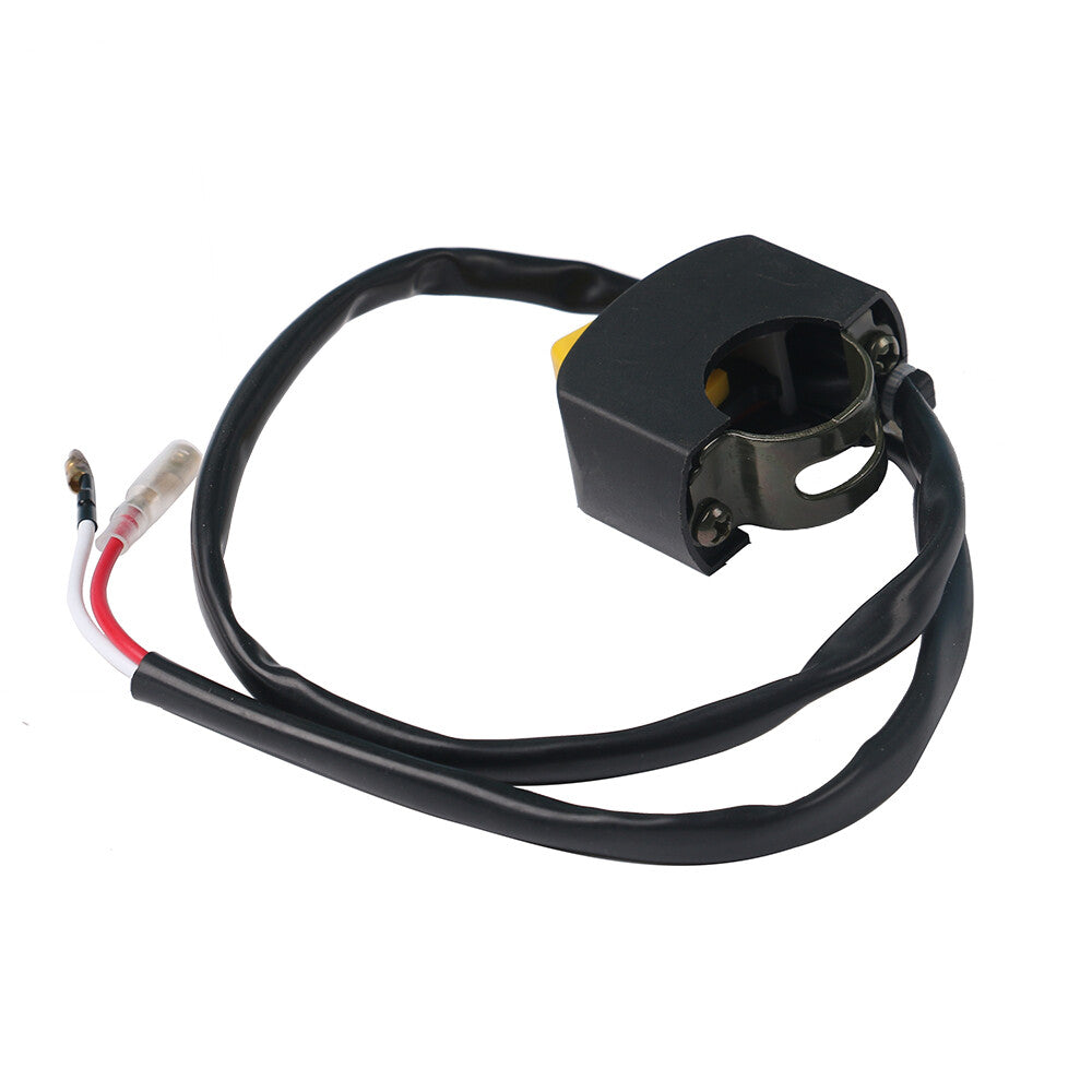 22mm Yellow 12V Motorcycle Handlebar Headlamp Horn Start Kill On/Off Switch Q