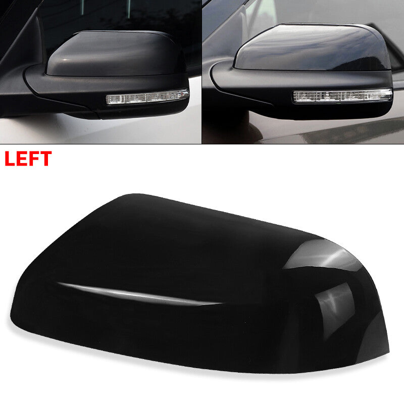 Black Left Driver Side Mirror Cover LH Fit for Ford EXPLORER 2016 2017 2018 2019