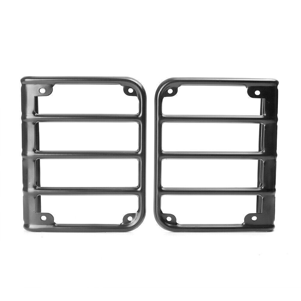 Rear Tail Light Cover Protect for JEEP for WRANGLER JK 2007-2016 Black Pair Car
