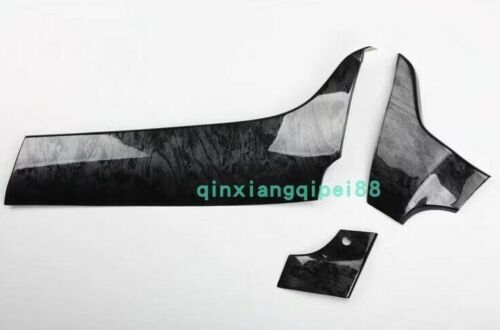 Black wood grain Car Interior Kit Cover Trim for Mercedes-Benz GLE 2015-19