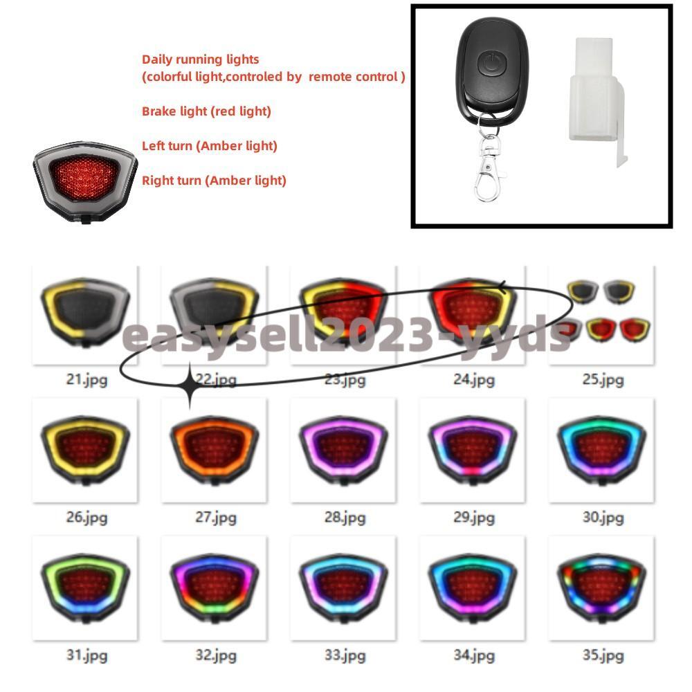 4 in 1 Motorcycle LED Turn Signals Stop Rear Tail Brake Light for Honda RS150