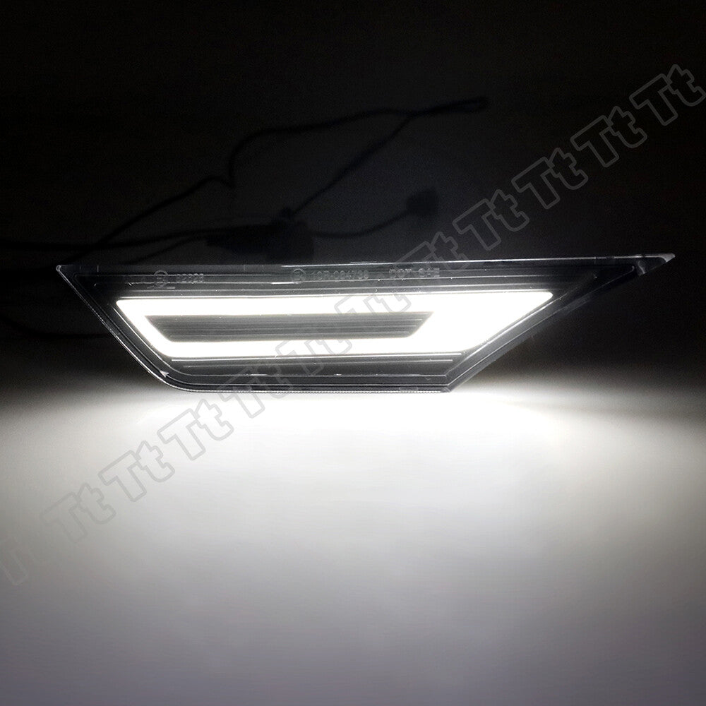 Switches White LED Side Marker Turn Signal Lights for 2016 - 2021 for Honda for Civic - v