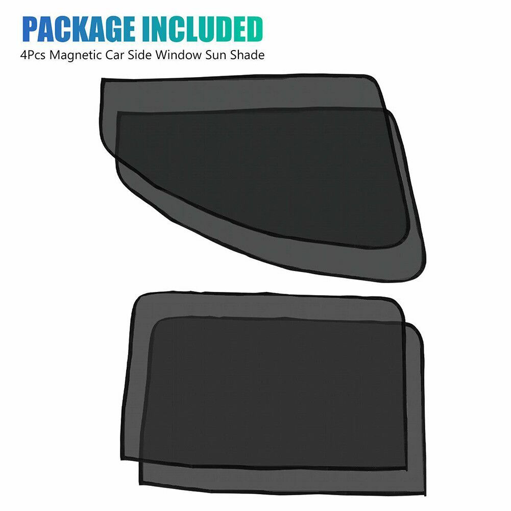 4x Magnetic Window Sun Shade Screen UV Visor Protector Sunshade Car Accessories