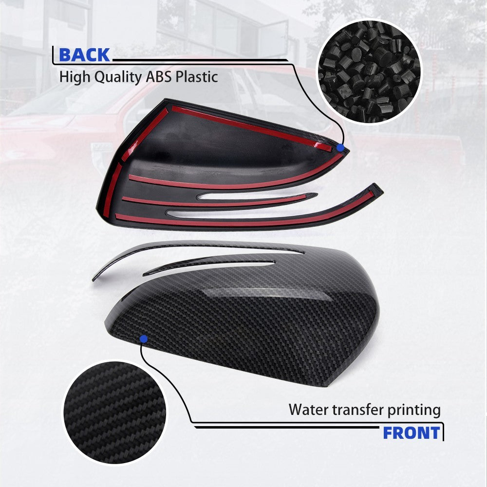 Carbon Fiber Wing Mirror Cover Caps for Mercedes for Benz W204 W176 W212 W221 X156