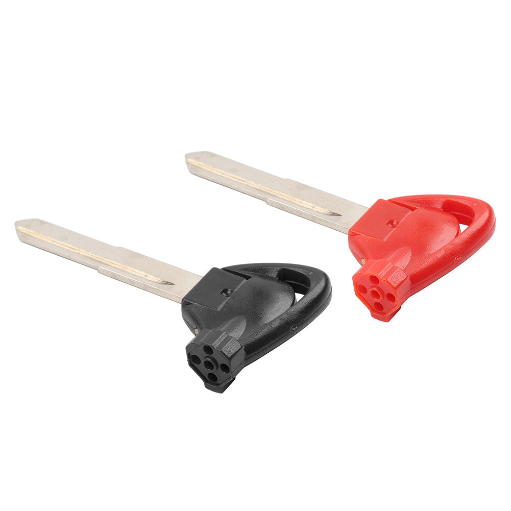 2PCS Left Ignition Key Blank Shell Case Uncut Blade for Yamaha Motorbike Scooter Q