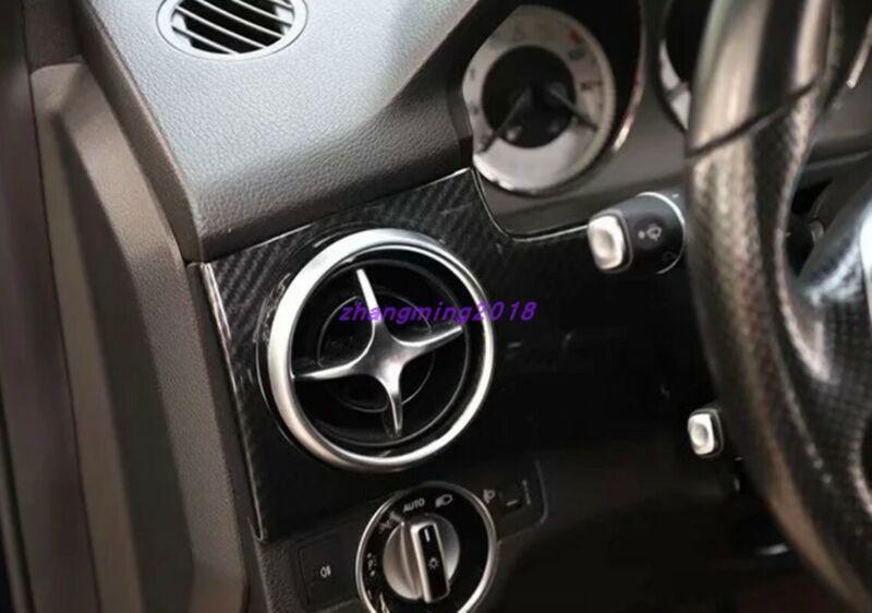 7-Piece Carbon Fiber Style Interior Trim Kit for Mercedes-Benz GLK 2013-2015
